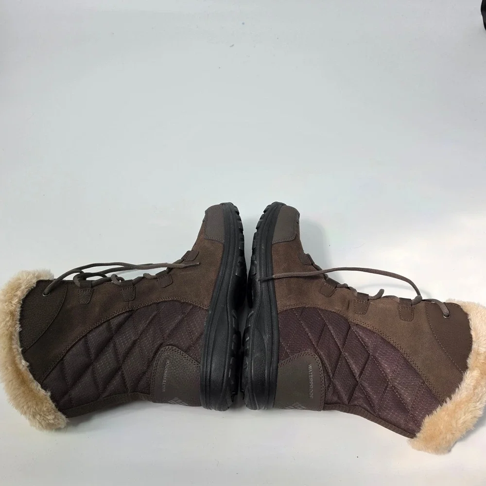 Columbia Minx Mid II Snow Boots 9 Brown Gorpcore Outdoorsy Waterproof